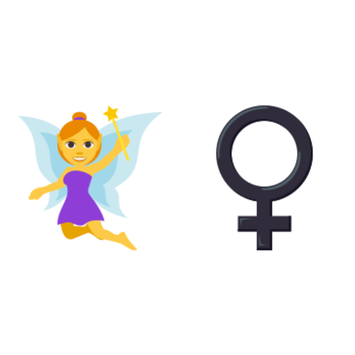 🧚♀ Emoji Domain EmojiOne rendering